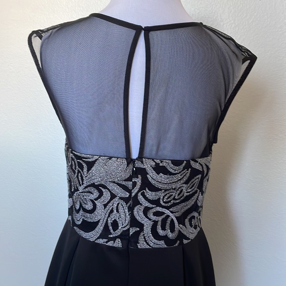 Formal black mid length dress - Picture 4 of 6